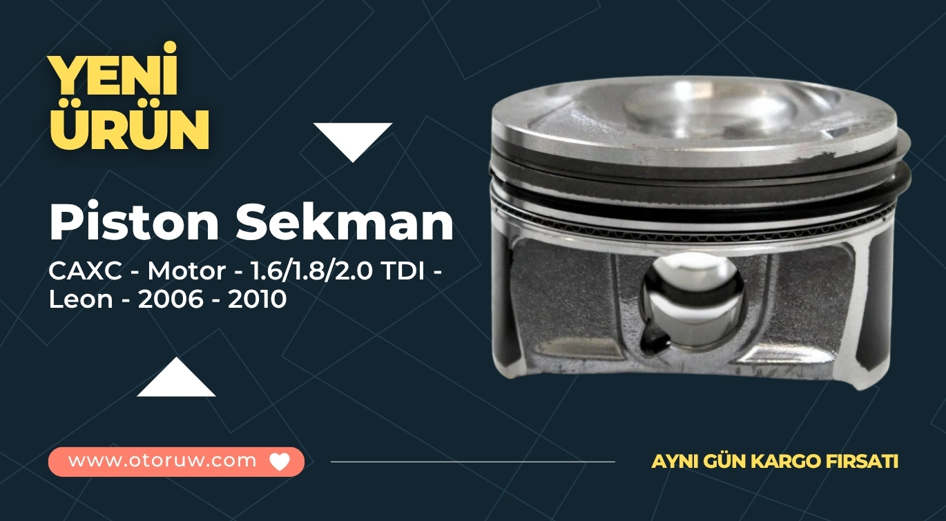 Piston Sekman - CAXC - Motor - 1.6/1.8/2.0 TDI - Leon - 2006 - 2010